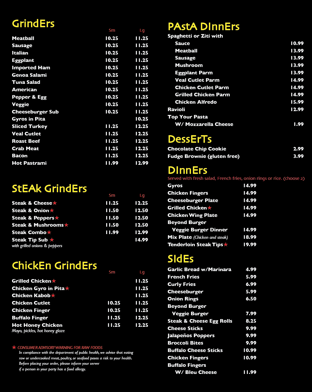 Nick's House of Pizza - Medford Pizza Menu - Page 3